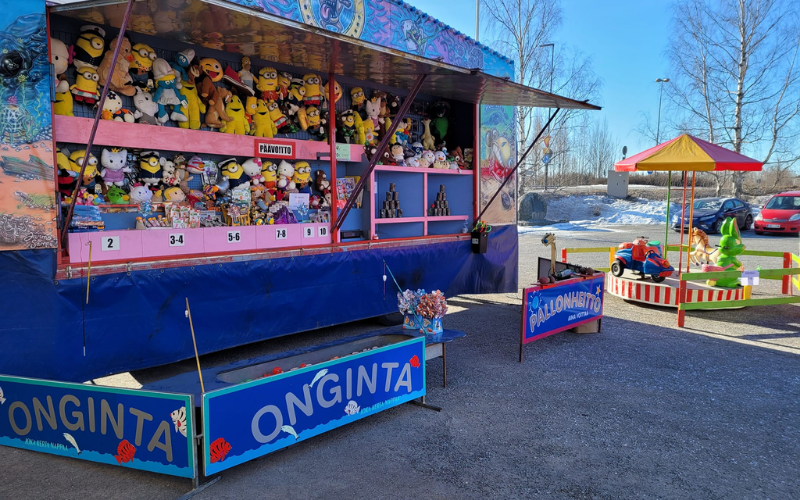 Tivoli Huvimyllyn palkintokoju ulkotapahtumassa